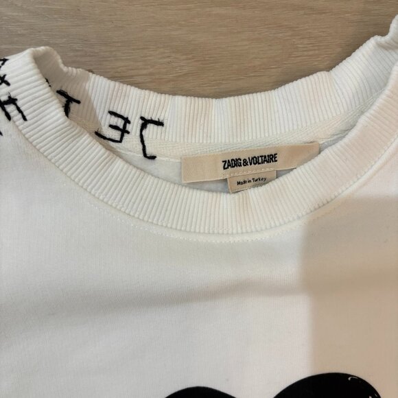 ZADIG & VOLTAIRE Oscar Melting Heart Sweatshirt - Picture 6 of 7